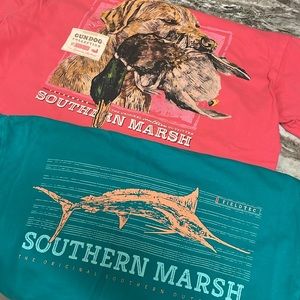 Southern marsh t-shirts - like new - men's size medium